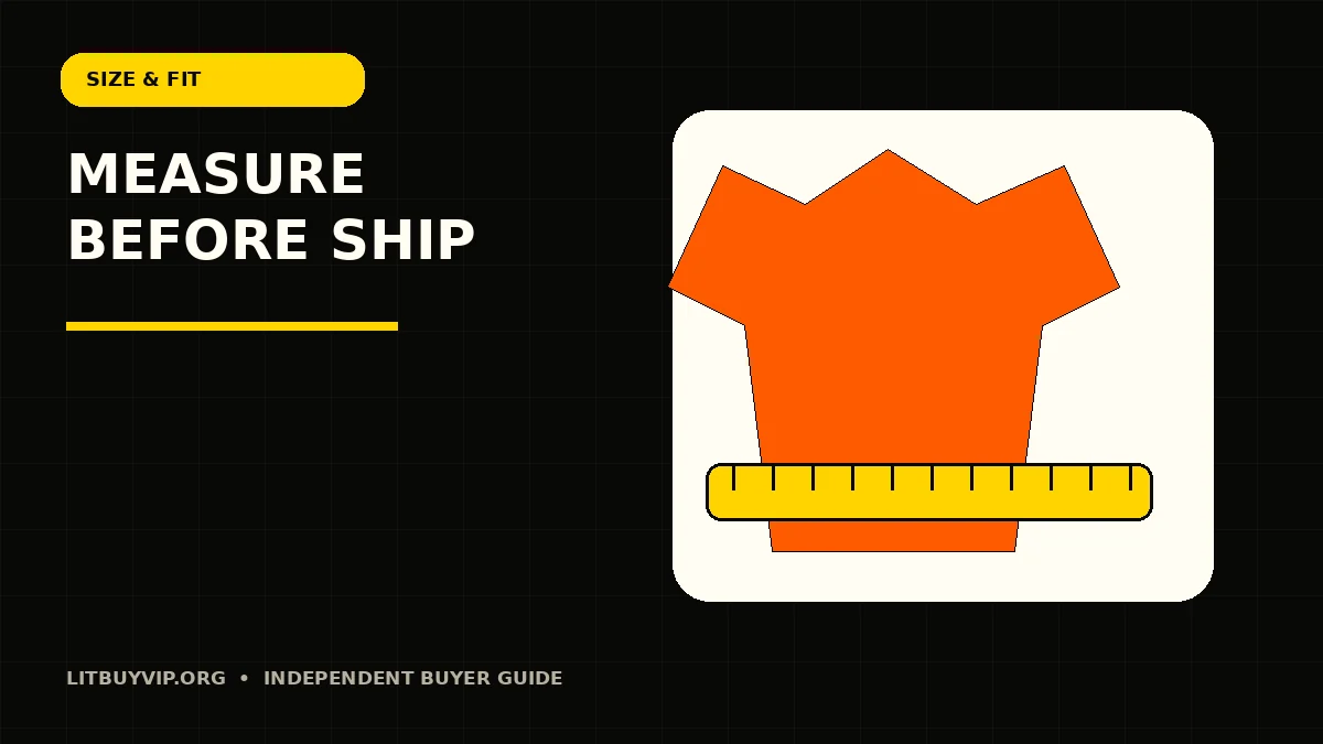 LitBuy Size Guide 2026: Clothing Measurements, Shoes & Warehouse QC
